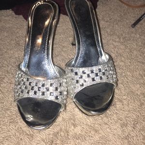 Silver heels
